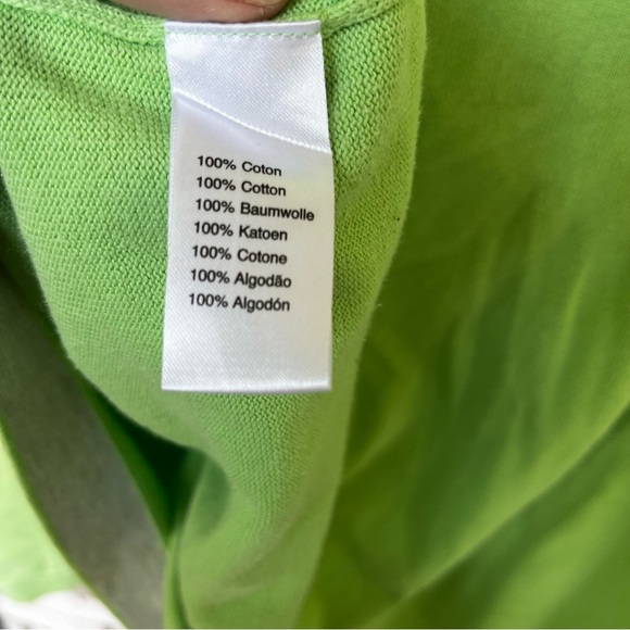 Lacoste green 1/4 zip sweater - Picture 5 of 6